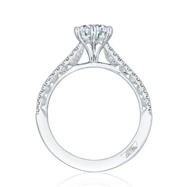 Tacori Petite Crescent Engagement Ring Setting Image 2 Peter & Co. Jewelers Avon Lake, OH