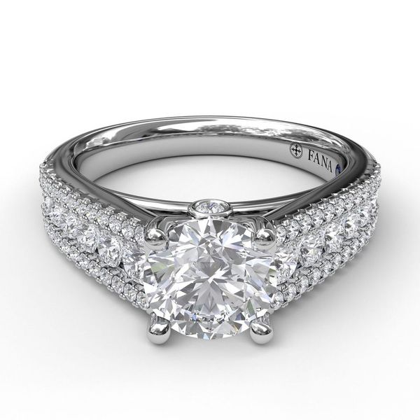 Fana Cathedral Engagement Ring Setting Peter & Co. Jewelers Avon Lake, OH