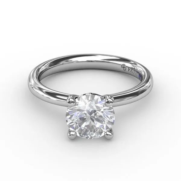 Timeless Round Cut Solitaire Fana Engagement Ring Image 2 Peter & Co. Jewelers Avon Lake, OH