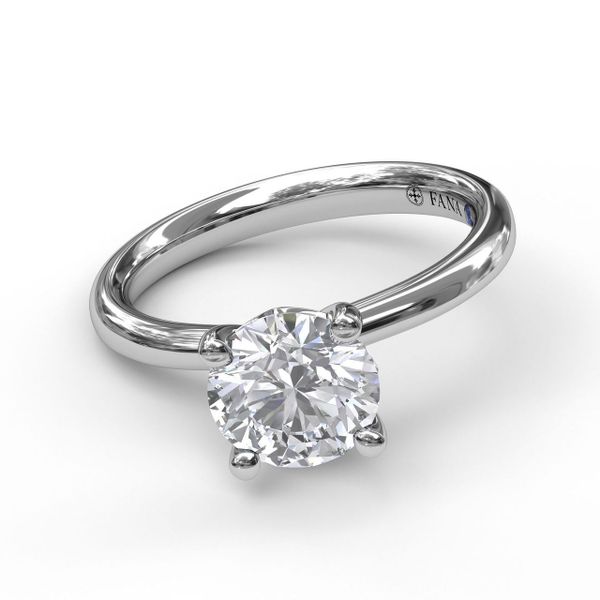 Timeless Round Cut Solitaire Fana Engagement Ring Peter & Co. Jewelers Avon Lake, OH