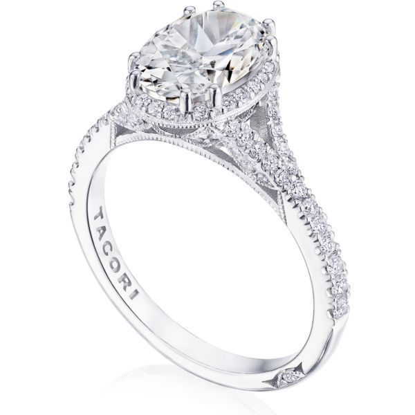 Tacori Halo Engagement Ring Setting Image 3 Peter & Co. Jewelers Avon Lake, OH