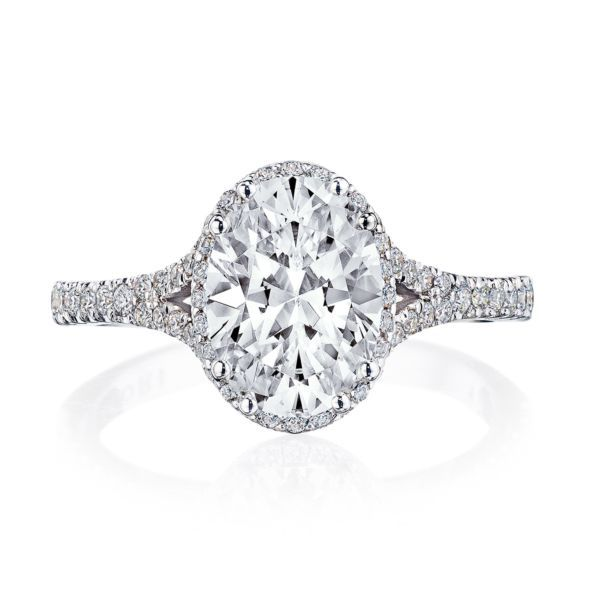 Tacori Halo Engagement Ring Setting Peter & Co. Jewelers Avon Lake, OH