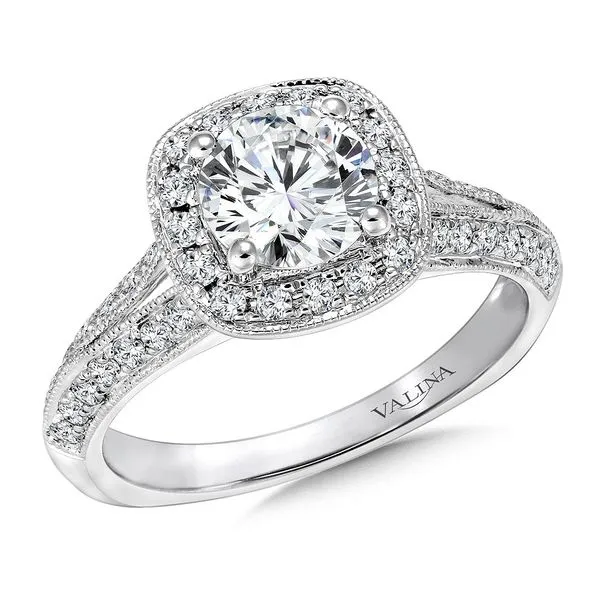 Cushion Shape Halo Valina Engagement Peter & Co. Jewelers Avon Lake, OH