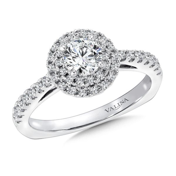 Round Shape Halo Valina Engagement Peter & Co. Jewelers Avon Lake, OH