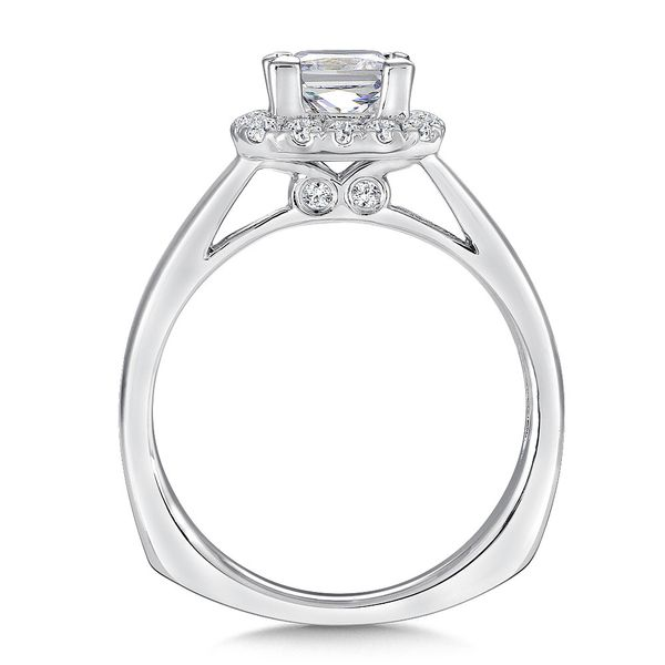 Princess Shape Halo Valina Engagement Image 3 Peter & Co. Jewelers Avon Lake, OH