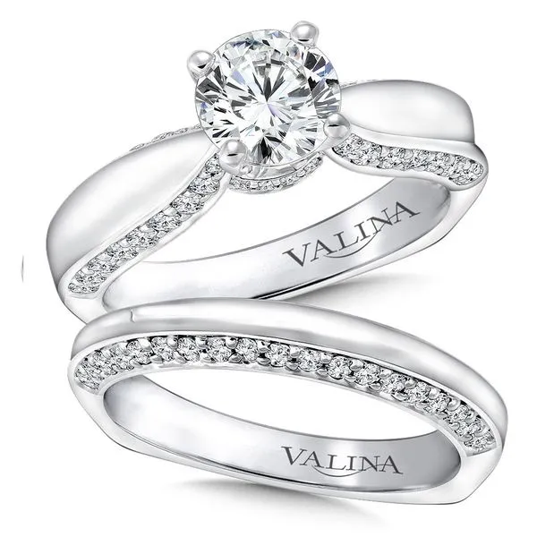 Round Shape Cathedral Valina Engagement Ring Image 3 Peter & Co. Jewelers Avon Lake, OH