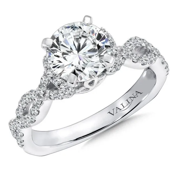 Round Shape Cathedral Valina Engagement Ring Peter & Co. Jewelers Avon Lake, OH