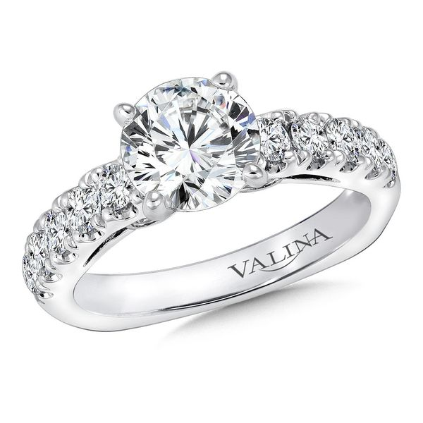 Round Shape Cathedral Valina Engagement Ring Peter & Co. Jewelers Avon Lake, OH