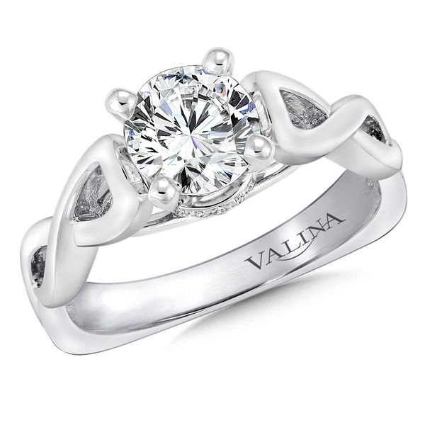 Sprial Style Round Valina Engagement Ring Peter & Co. Jewelers Avon Lake, OH