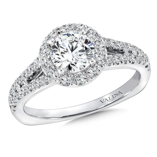 Round Shape Halo Valina Engagement Ring Peter & Co. Jewelers Avon Lake, OH