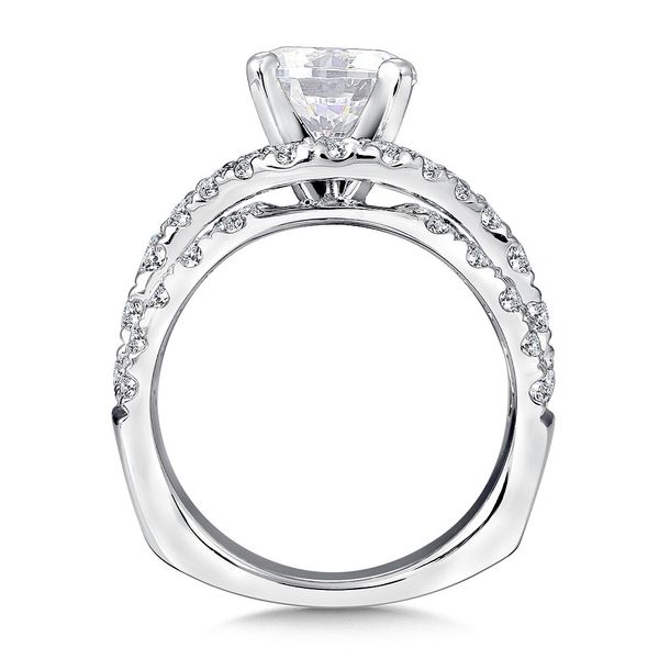 Round Shape Side Stone Valina Engagement Ring Image 2 Peter & Co. Jewelers Avon Lake, OH