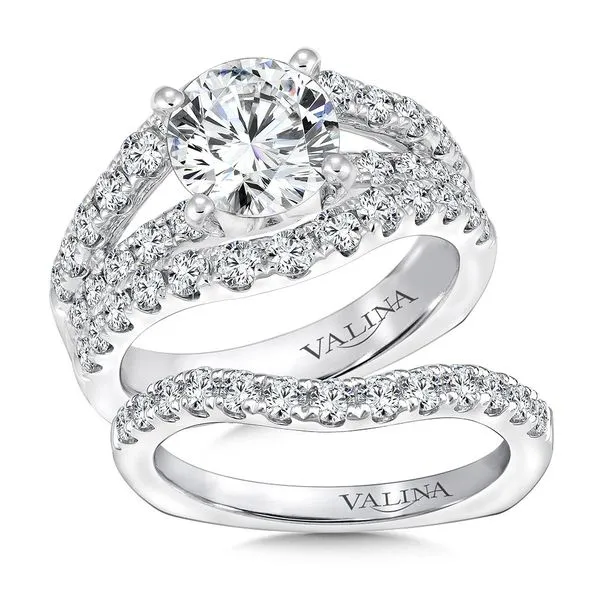 Round Shape Split Shank Stone Valina Engagement Ring Image 2 Peter & Co. Jewelers Avon Lake, OH