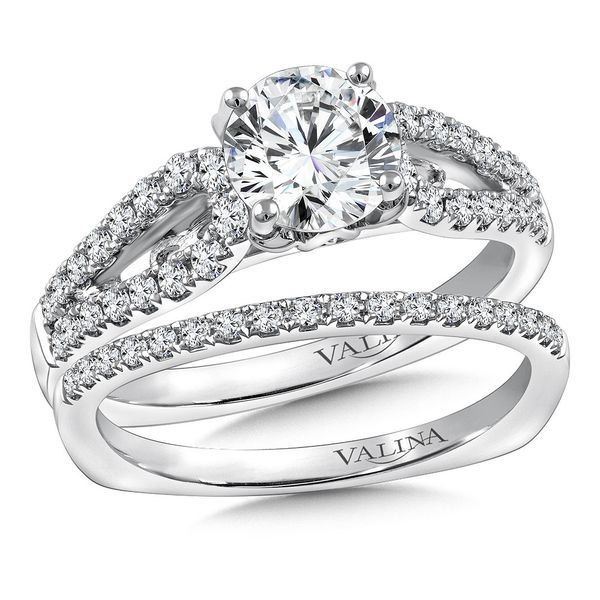 Round Shape Stone With Multi-Row Valina Engagement Ring Image 3 Peter & Co. Jewelers Avon Lake, OH
