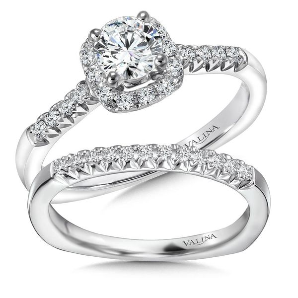 Princess Shape Halo Valina Engagement Image 2 Peter & Co. Jewelers Avon Lake, OH