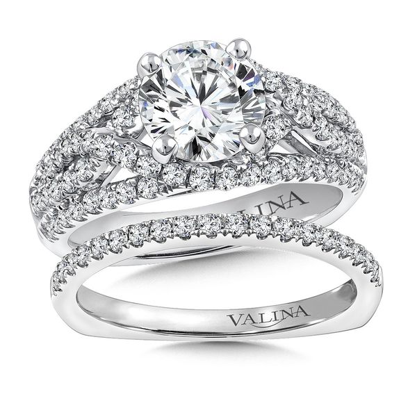 Round Shape Stone With Multi-Row Valina Engagement Ring Image 2 Peter & Co. Jewelers Avon Lake, OH