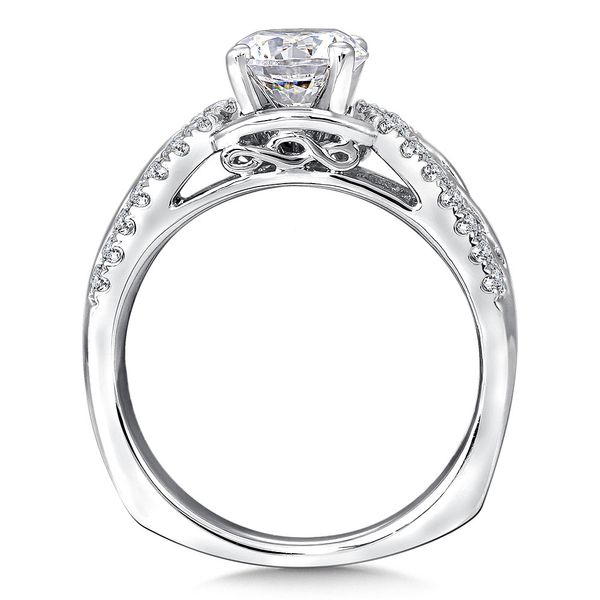 Round Shape Stone With Multi-Row Valina Engagement Ring Image 2 Peter & Co. Jewelers Avon Lake, OH
