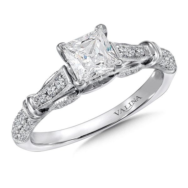 Princess Shape Solitare Valina Engagement Ring Peter & Co. Jewelers Avon Lake, OH