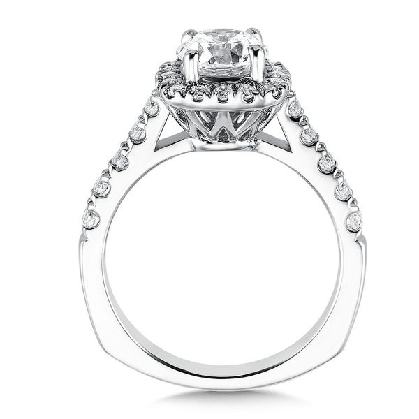 Cusion Shape Halo Valina Engagement Ring Image 2 Peter & Co. Jewelers Avon Lake, OH