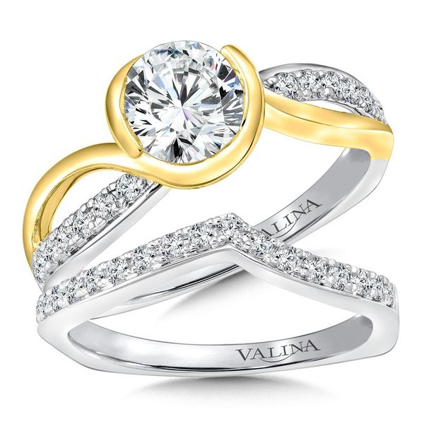 Semi Bezel Spiral with Round Shape Stone Valina Engagement Ring Image 2 Peter & Co. Jewelers Avon Lake, OH