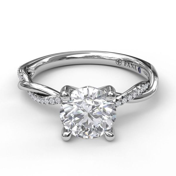 Fana Twist Engagement Ring Setting Peter & Co. Jewelers Avon Lake, OH