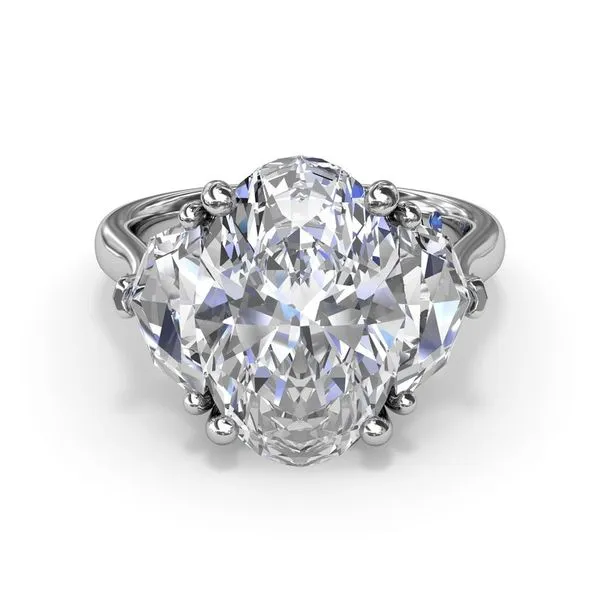 Fana Three Stone Diamond Cadillac Engagement Ring Setting Image 2 Peter & Co. Jewelers Avon Lake, OH