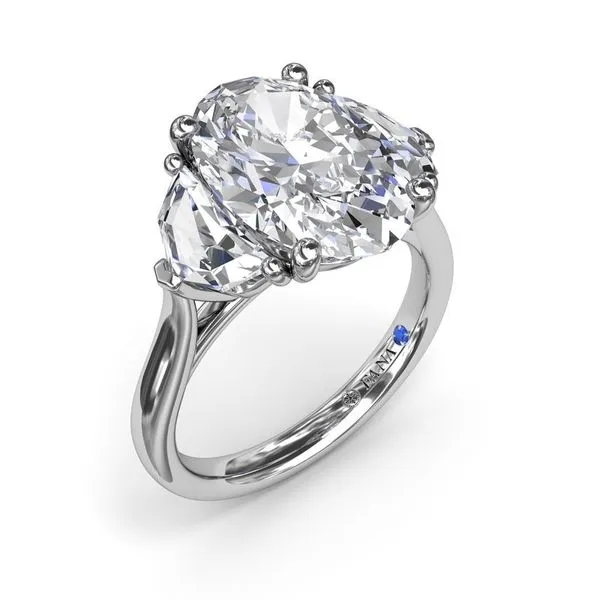 Fana Three Stone Diamond Cadillac Engagement Ring Setting Peter & Co. Jewelers Avon Lake, OH