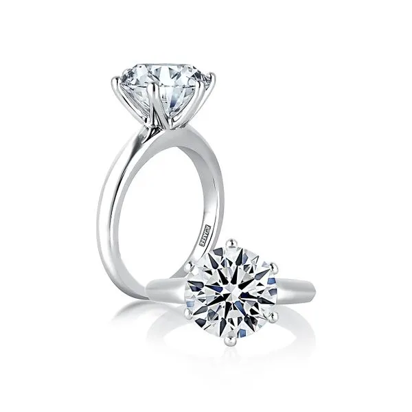 A.JAFFE Classic 6 Prong Solitaire Engagement Ring Image 3 Peter & Co. Jewelers Avon Lake, OH