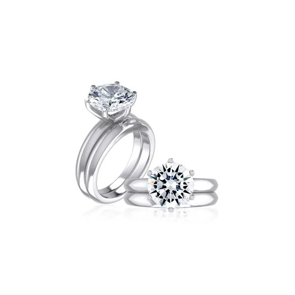 A.JAFFE Classic 6 Prong Solitaire Engagement Ring Image 4 Peter & Co. Jewelers Avon Lake, OH