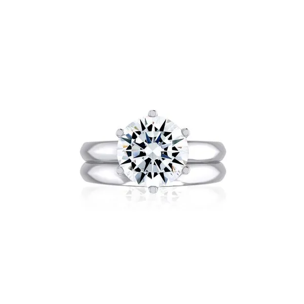 A.JAFFE Classic 6 Prong Solitaire Engagement Ring Image 5 Peter & Co. Jewelers Avon Lake, OH