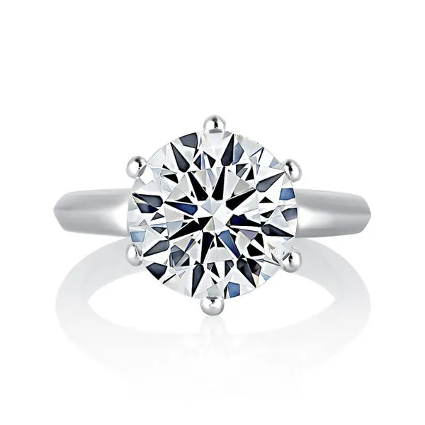 A.JAFFE Classic 6 Prong Solitaire Engagement Ring Peter & Co. Jewelers Avon Lake, OH