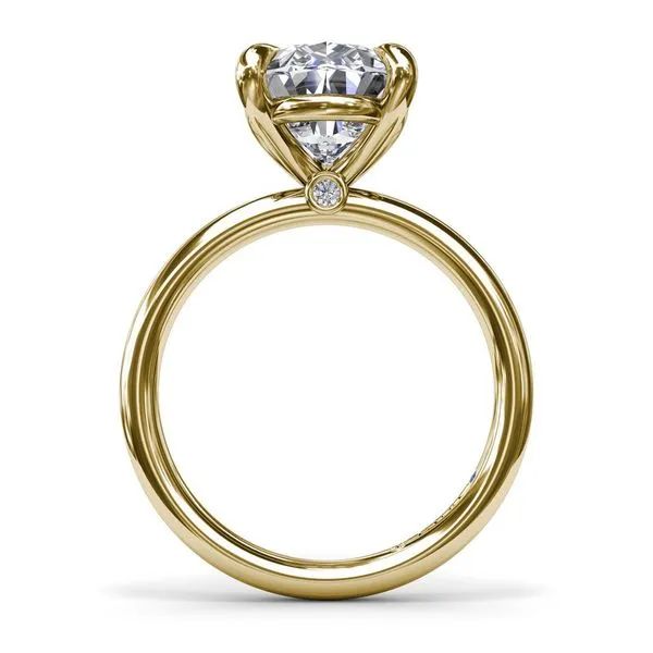 Fana Five Prong Diamond Engagement Ring Setting Image 3 Peter & Co. Jewelers Avon Lake, OH