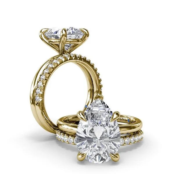 Fana Five Prong Diamond Engagement Ring Setting Image 4 Peter & Co. Jewelers Avon Lake, OH