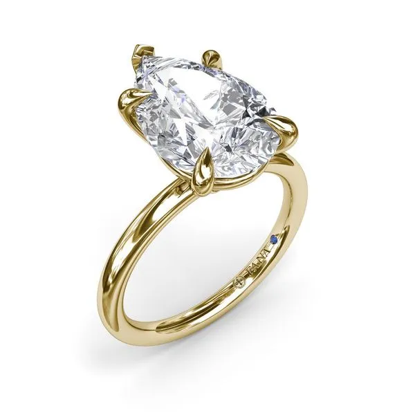 Fana Five Prong Diamond Engagement Ring Setting Peter & Co. Jewelers Avon Lake, OH