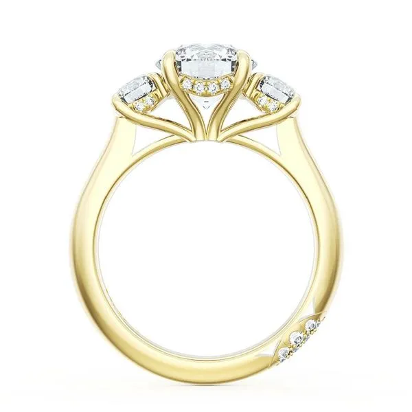 Tacori Founder's Collection 3-Stone Engagement Ring Setting Image 2 Peter & Co. Jewelers Avon Lake, OH