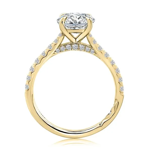 A.JAFFE Yellow Diamond Engagement Ring Setting Image 3 Peter & Co. Jewelers Avon Lake, OH