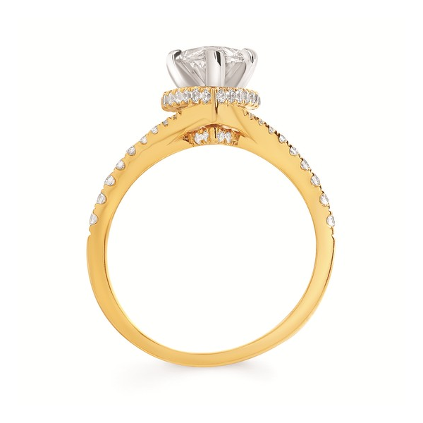 Pointed Diamond Engagement Ring Setting Image 2 Peter & Co. Jewelers Avon Lake, OH