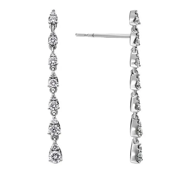 Diamond Dangle Earrings Peter & Co. Jewelers Avon Lake, OH