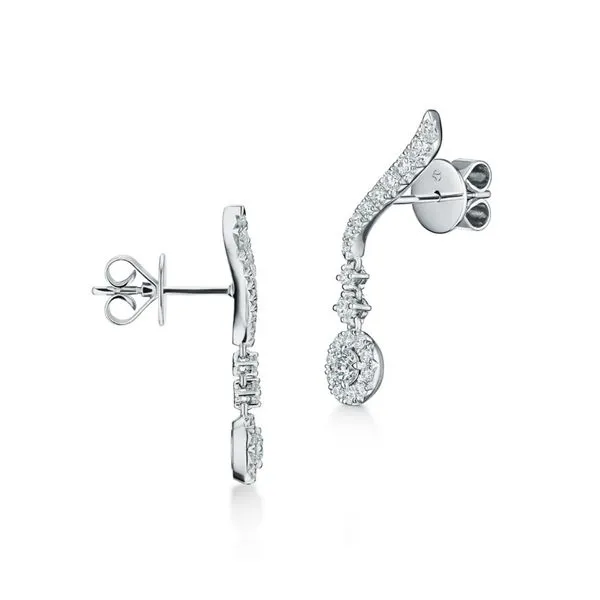 Hearts On Fire Vela Drop Earrings Image 2 Peter & Co. Jewelers Avon Lake, OH