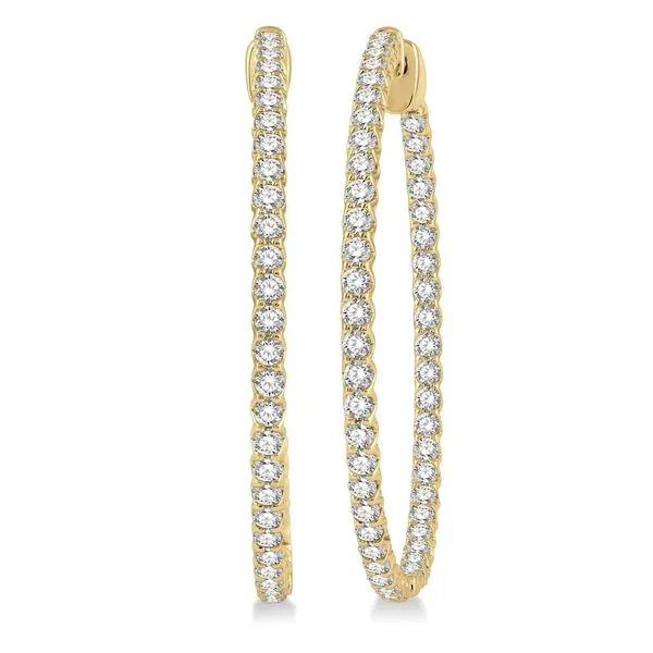 Inside-Out Diamond Hoop Earrings, 3ctw Peter & Co. Jewelers Avon Lake, OH