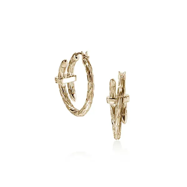 John Hardy Spear Hoop Earrings Image 4 Peter & Co. Jewelers Avon Lake, OH