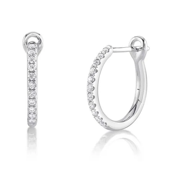 Shy Creation Diamond Hoop Earrings Peter & Co. Jewelers Avon Lake, OH