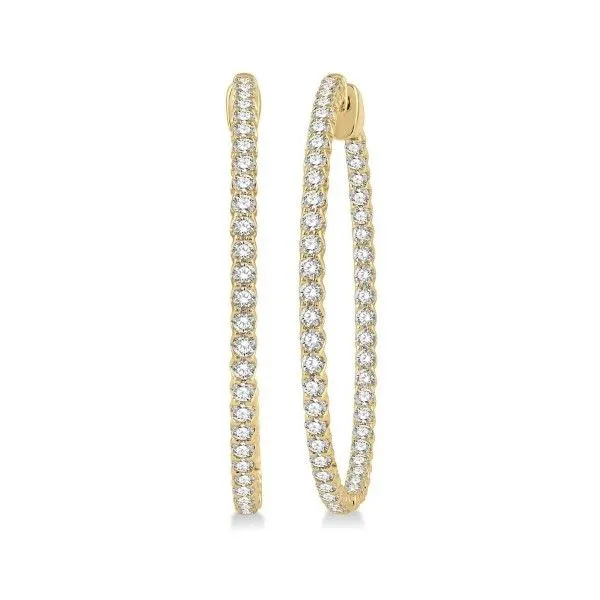 Inside-Out Diamond Hoop Earrings, 2ctw Peter & Co. Jewelers Avon Lake, OH