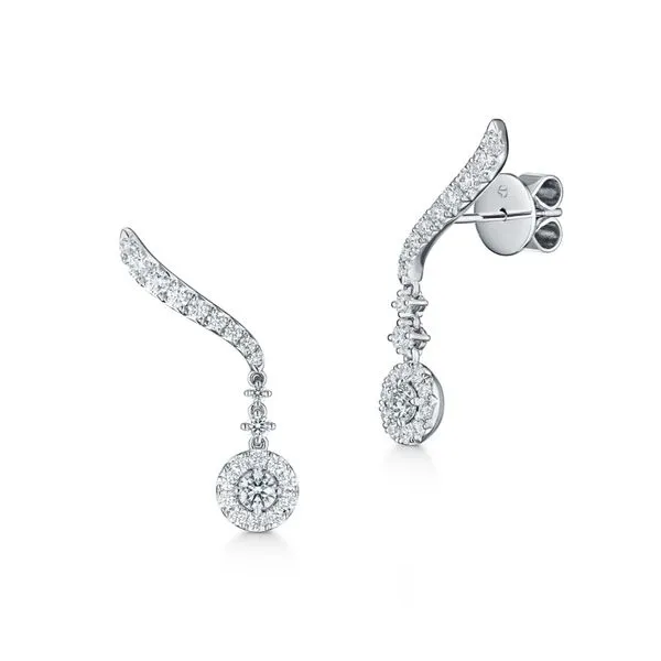 Hearts On Fire Vela Drop Earrings Peter & Co. Jewelers Avon Lake, OH
