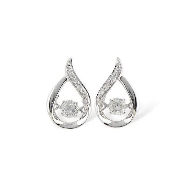 Floating Diamond In Motion Earrings Peter & Co. Jewelers Avon Lake, OH