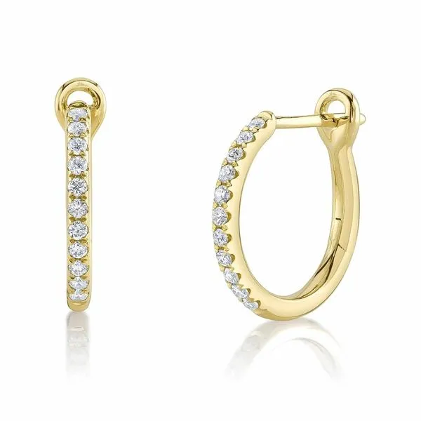 Shy Creation Diamond Hoop Earrings Peter & Co. Jewelers Avon Lake, OH