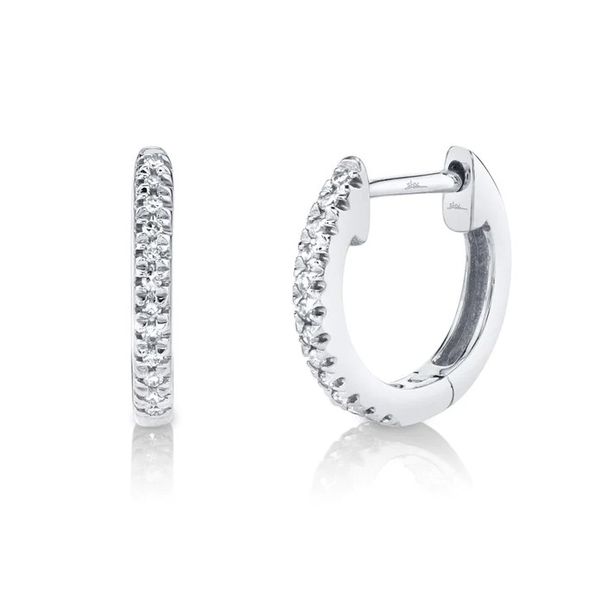 Shy Creations Classic Diamond Huggie Earrings Peter & Co. Jewelers Avon Lake, OH