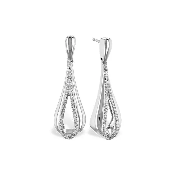 Diamond Dangle Earrings Peter & Co. Jewelers Avon Lake, OH