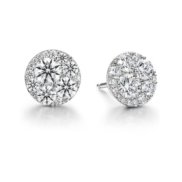 Hearts On Fire Tessa Diamond Circle Earrings 1/3ctw Image 2 Peter & Co. Jewelers Avon Lake, OH