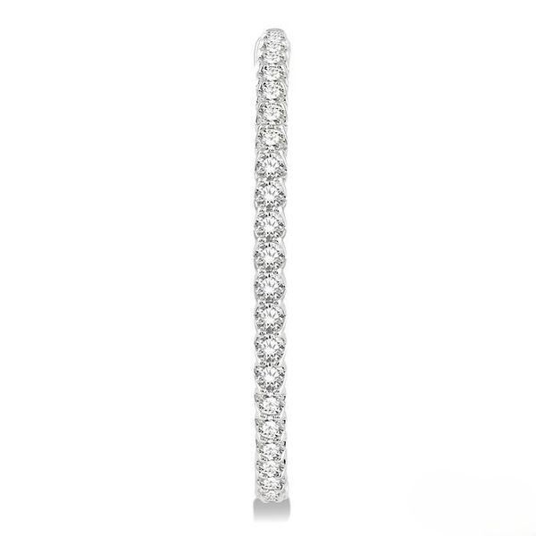 Inside/Out Diamond Hoop Earrings, 5ctw Image 3 Peter & Co. Jewelers Avon Lake, OH