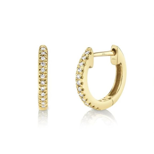 Shy Creations Classic Diamond Huggie Earrings Peter & Co. Jewelers Avon Lake, OH